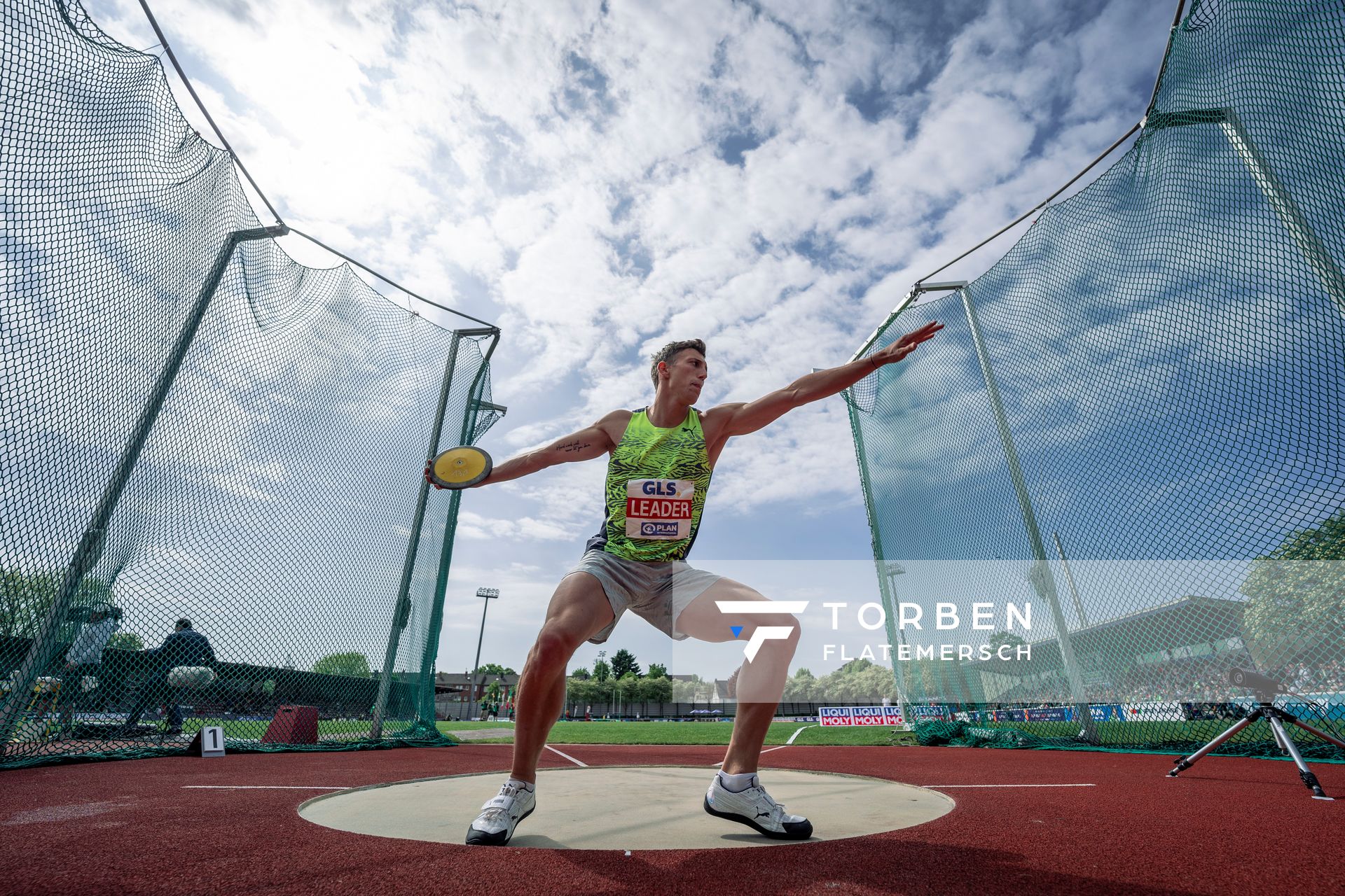 Simon Ehammer (SUI) beim Diskuswerfen am 08.05.2022 beim Stadtwerke Ratingen Mehrkampf-Meeting 2022 in Ratingen
